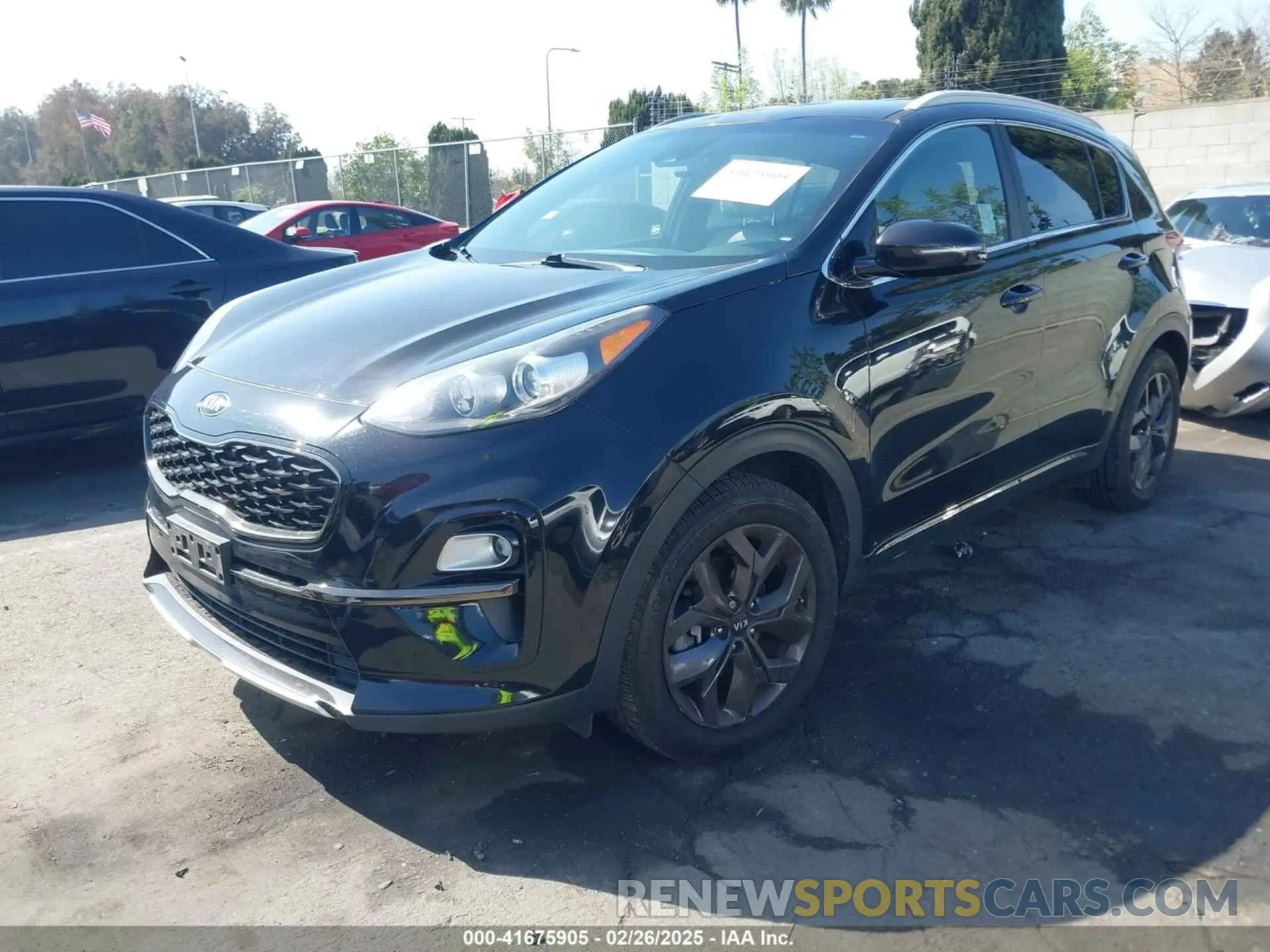 2 fotografías del automóvil dañado KNDP63AC0L7691095 KIA SPORTAGE 2020