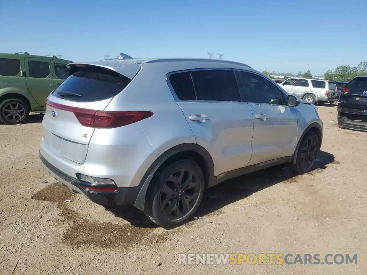 3 fotografías del automóvil dañado KNDP63AC1L7663919 KIA SPORTAGE 2020