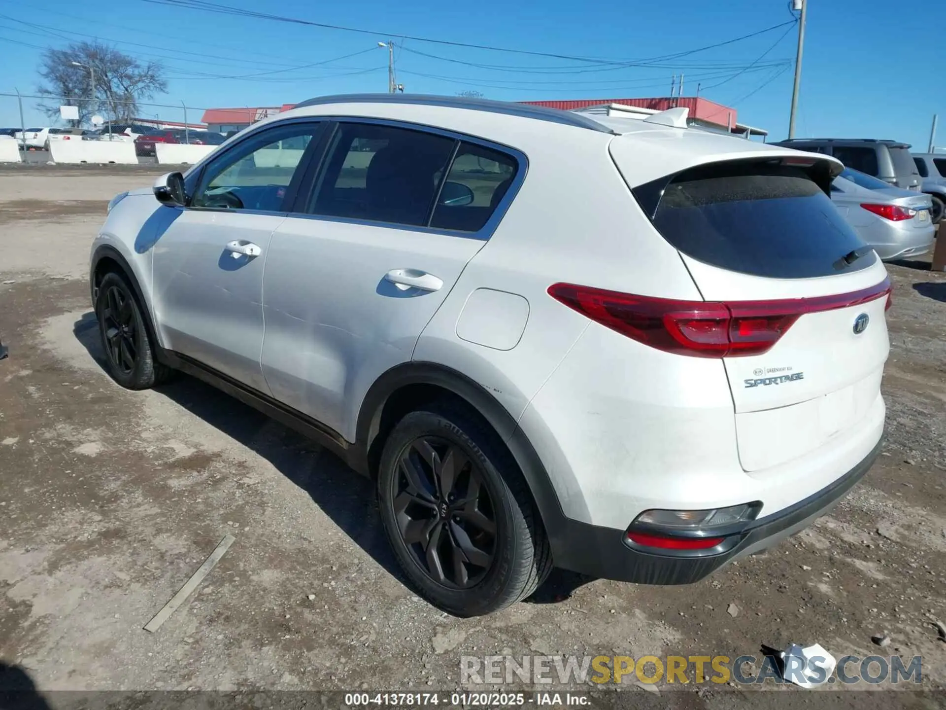 3 fotografías del automóvil dañado KNDP63AC2L7661774 KIA SPORTAGE 2020