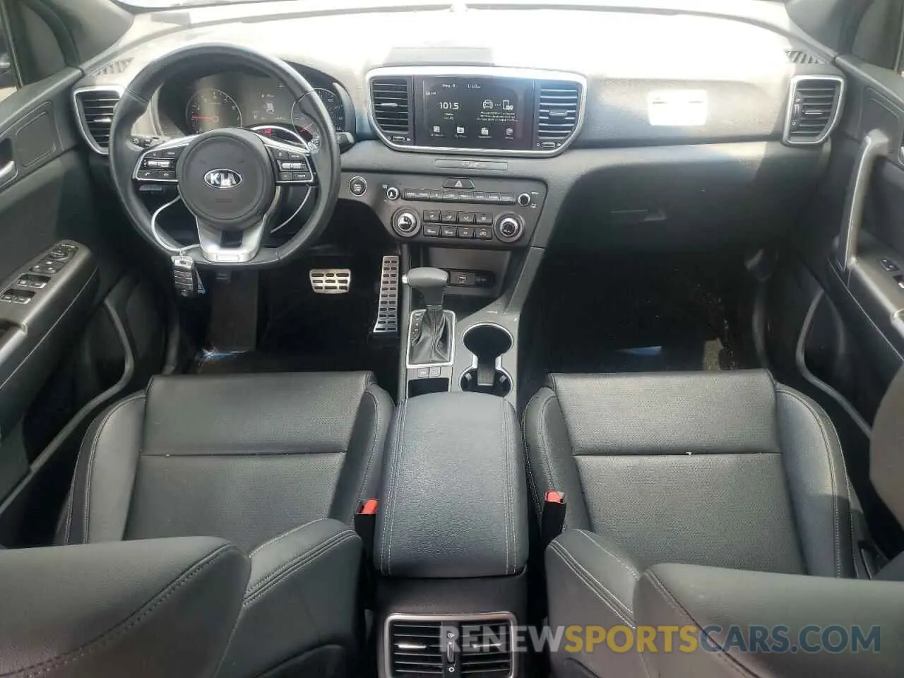 8 fotografías del automóvil dañado KNDP63AC2L7669115 KIA SPORTAGE 2020