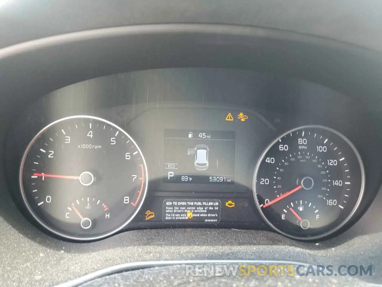 9 fotografías del automóvil dañado KNDP63AC2L7669115 KIA SPORTAGE 2020
