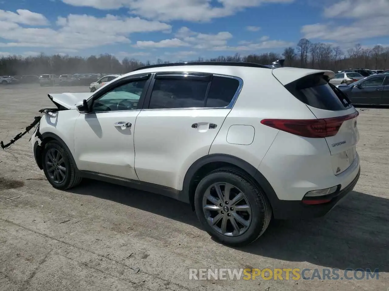 2 fotografías del automóvil dañado KNDP63AC2L7743407 KIA SPORTAGE 2020