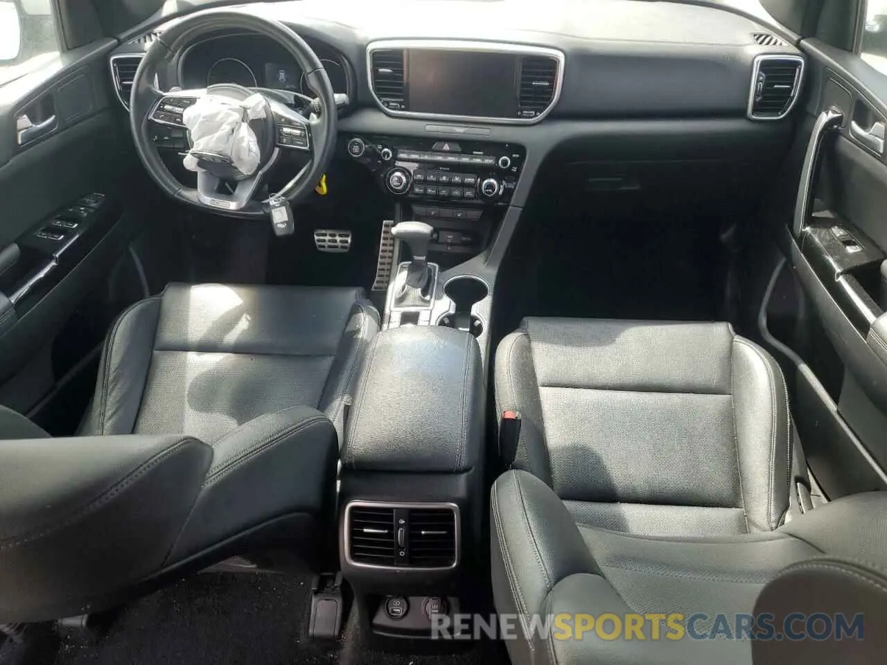 8 fotografías del automóvil dañado KNDP63AC2L7743407 KIA SPORTAGE 2020