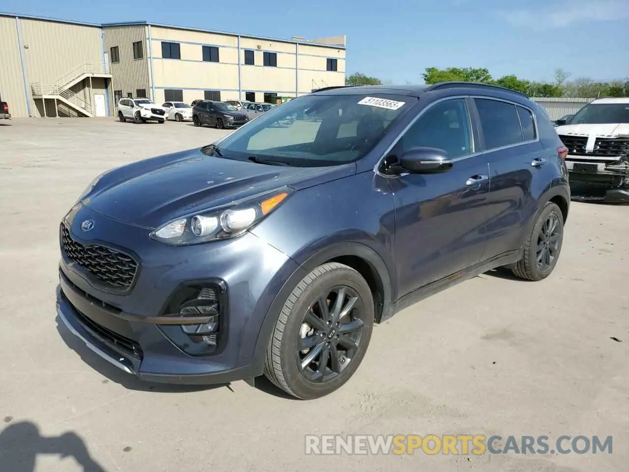 1 fotografías del automóvil dañado KNDP63AC2L7754729 KIA SPORTAGE 2020