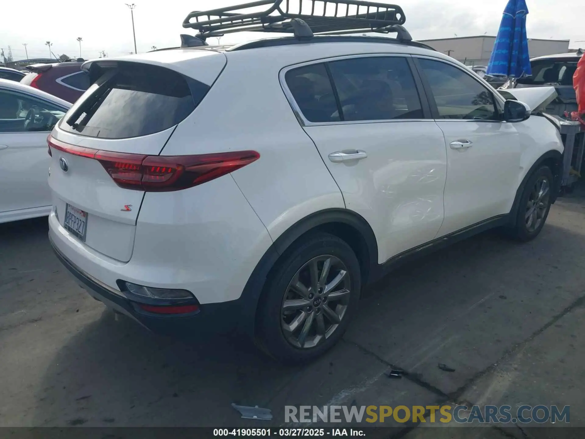 4 fotografías del automóvil dañado KNDP63AC4L7794665 KIA SPORTAGE 2020