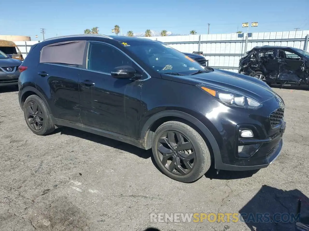 4 fotografías del automóvil dañado KNDP63AC5L7730165 KIA SPORTAGE 2020