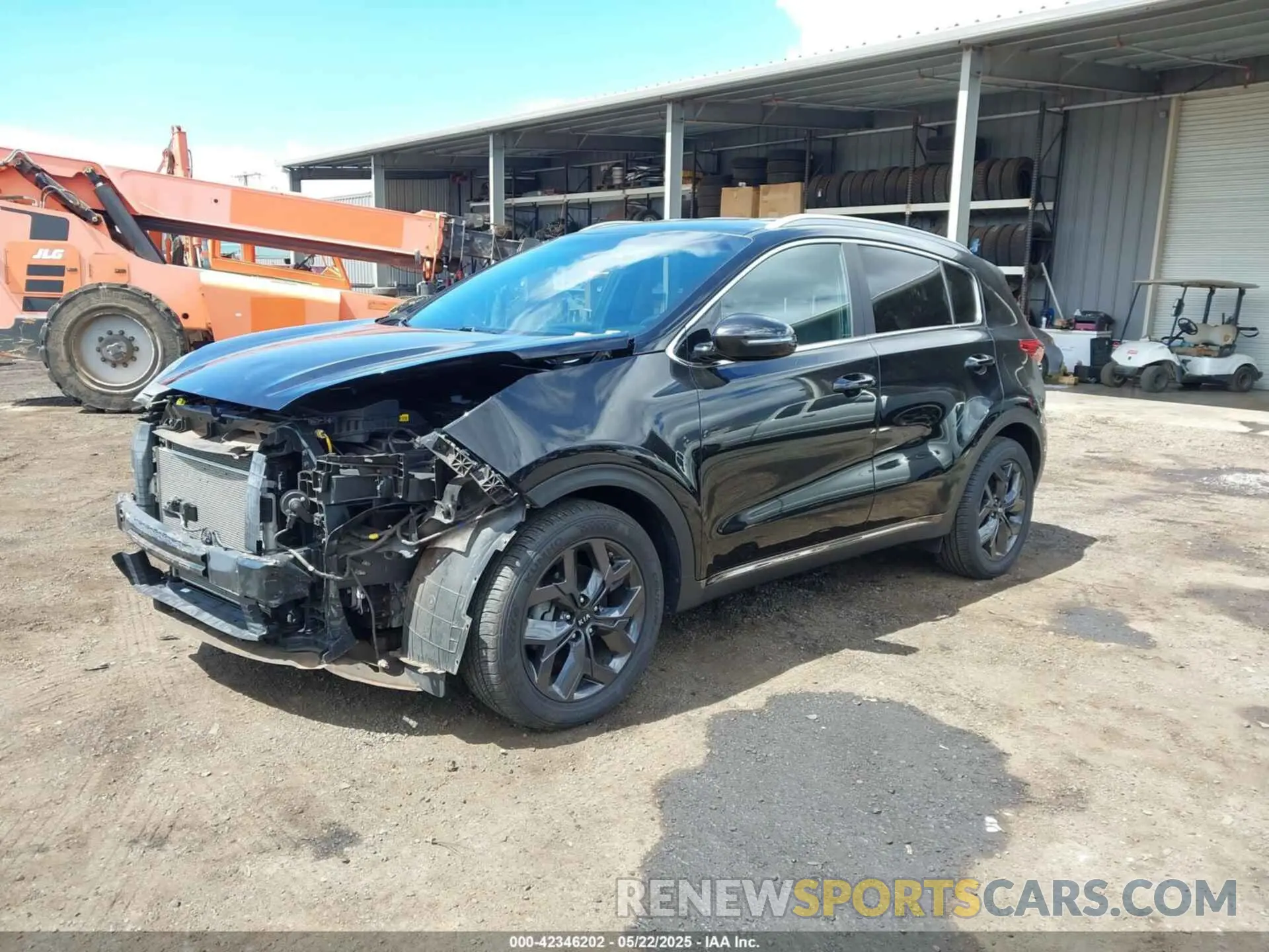 2 fotografías del automóvil dañado KNDP63AC6L7656657 KIA SPORTAGE 2020