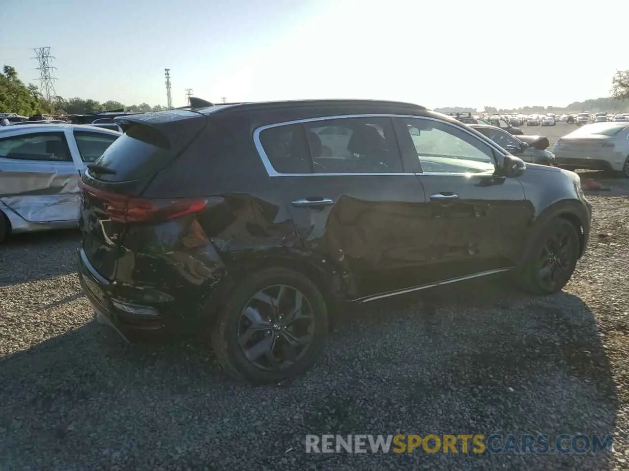 3 fotografías del automóvil dañado KNDP63AC8L7694293 KIA SPORTAGE 2020