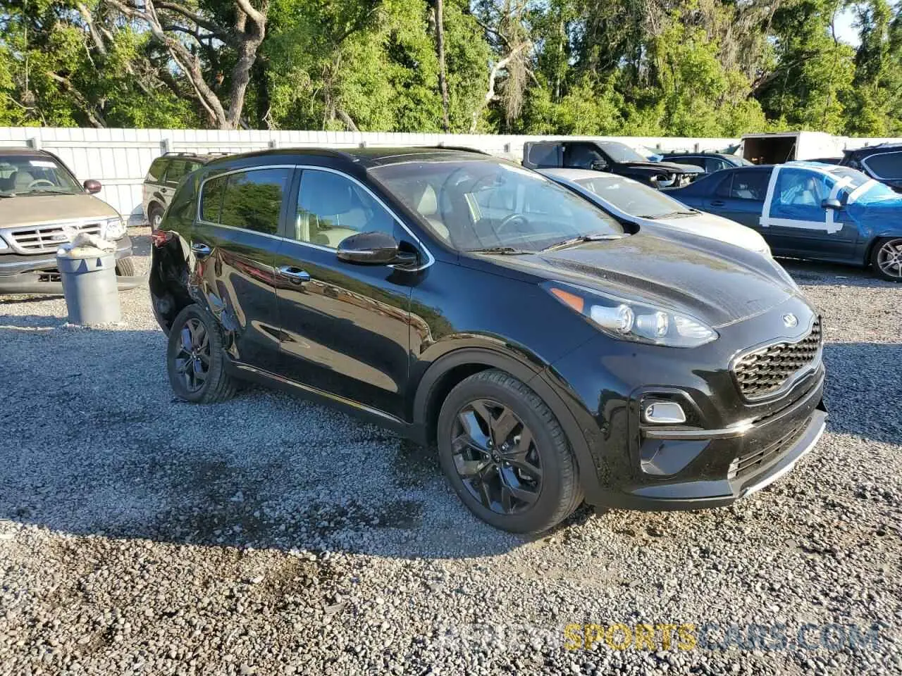 4 fotografías del automóvil dañado KNDP63AC8L7694293 KIA SPORTAGE 2020