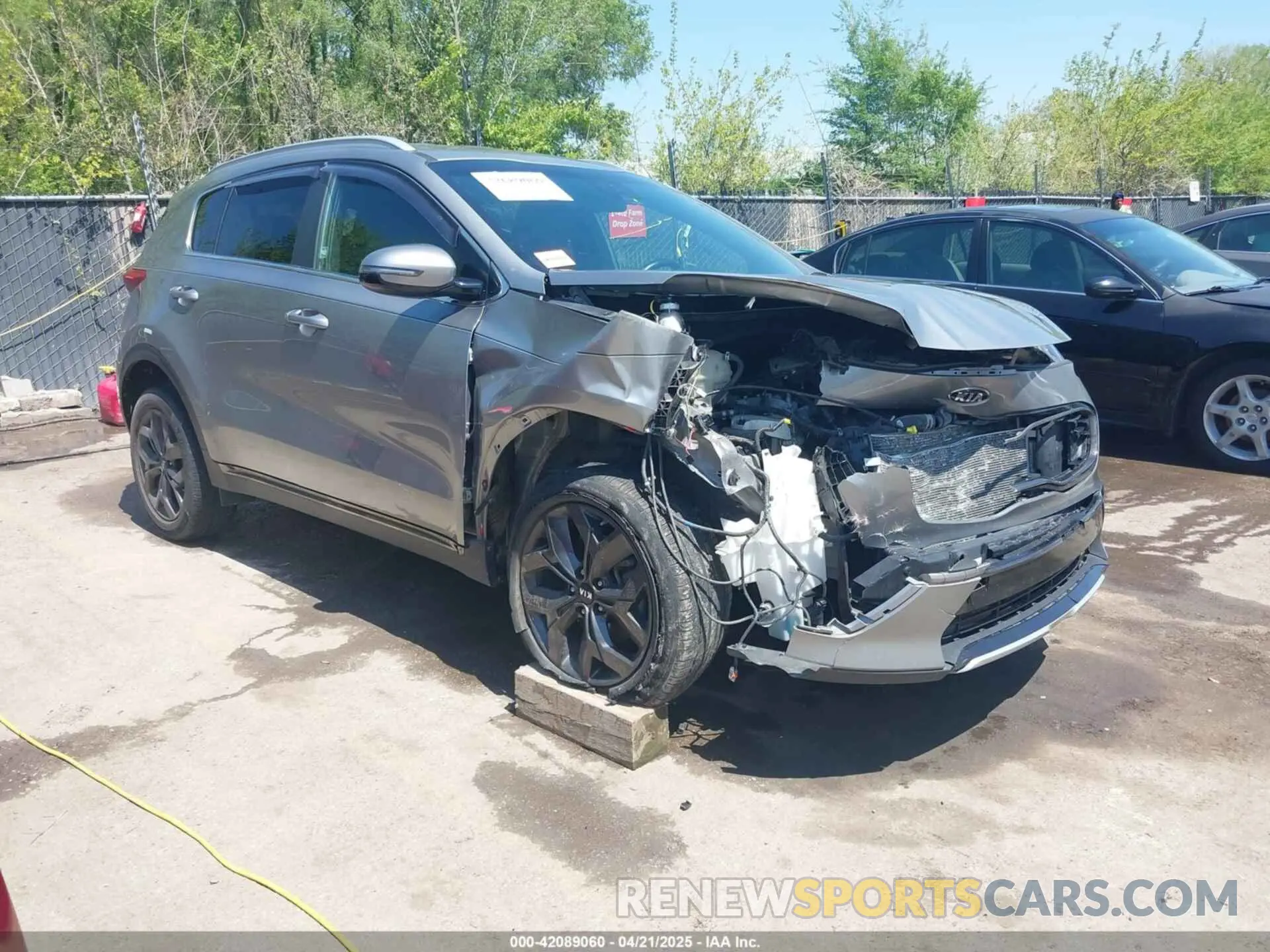 1 fotografías del automóvil dañado KNDP63AC8L7789078 KIA SPORTAGE 2020