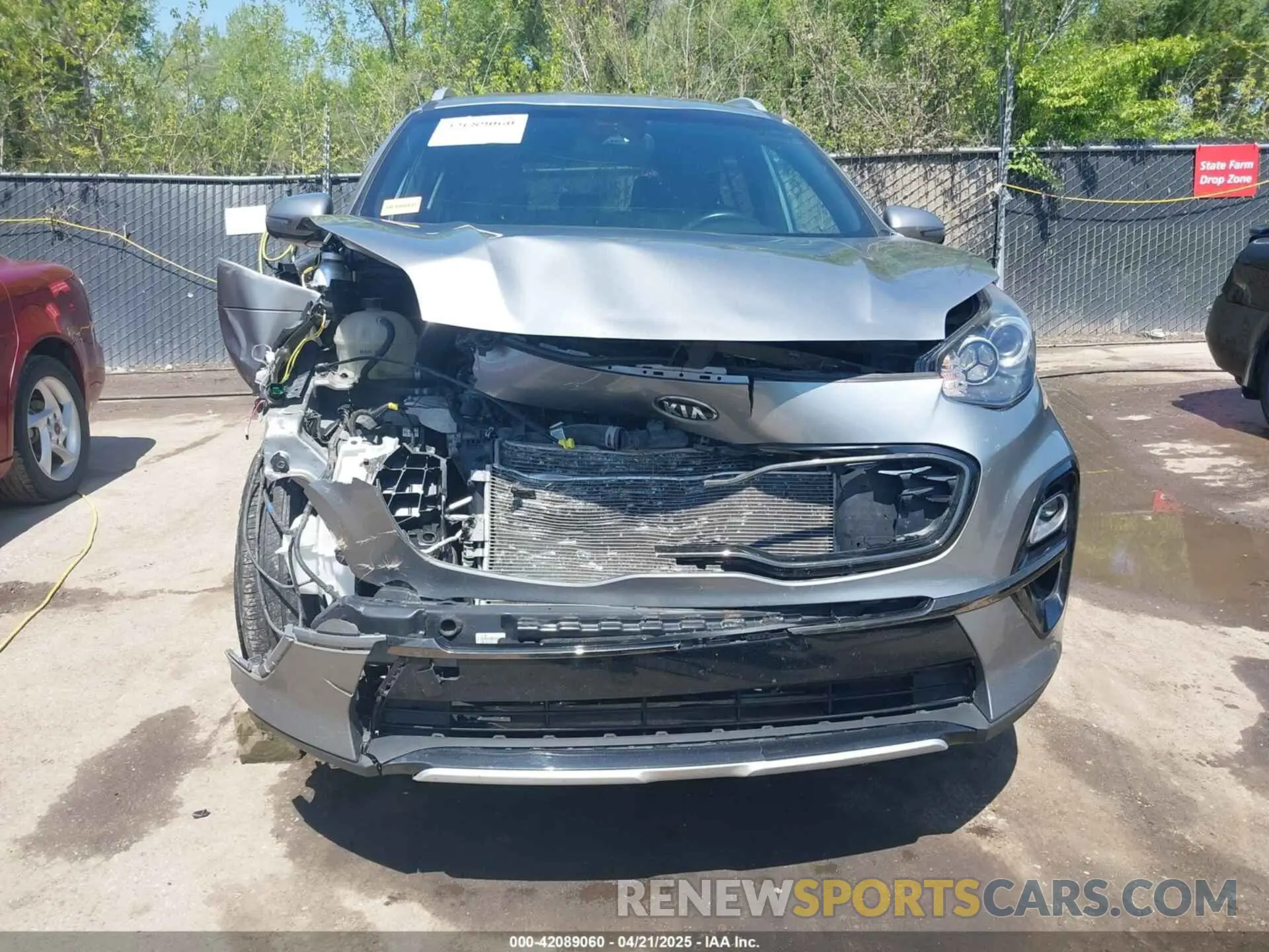 12 fotografías del automóvil dañado KNDP63AC8L7789078 KIA SPORTAGE 2020