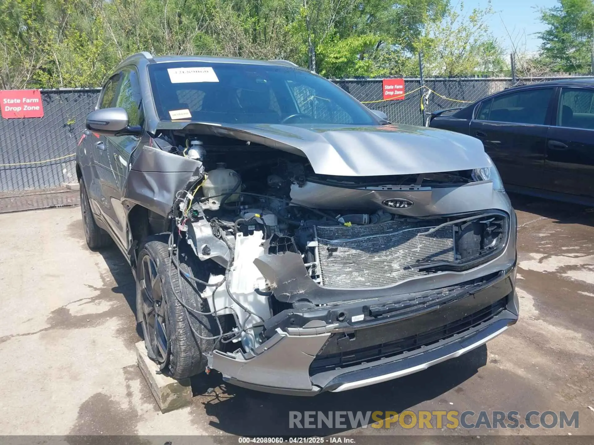 6 fotografías del automóvil dañado KNDP63AC8L7789078 KIA SPORTAGE 2020
