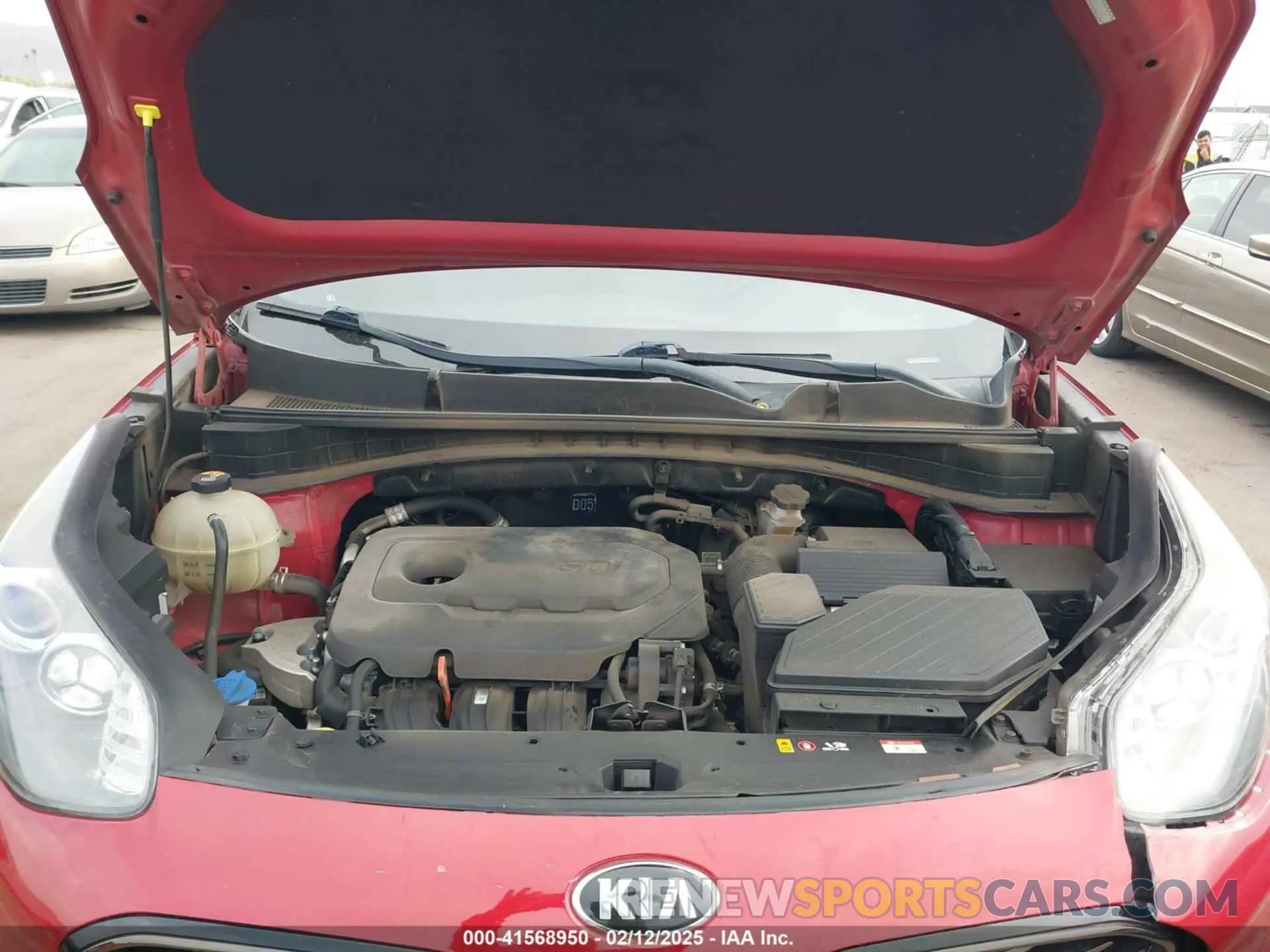 10 fotografías del automóvil dañado KNDP63AC8L7806834 KIA SPORTAGE 2020