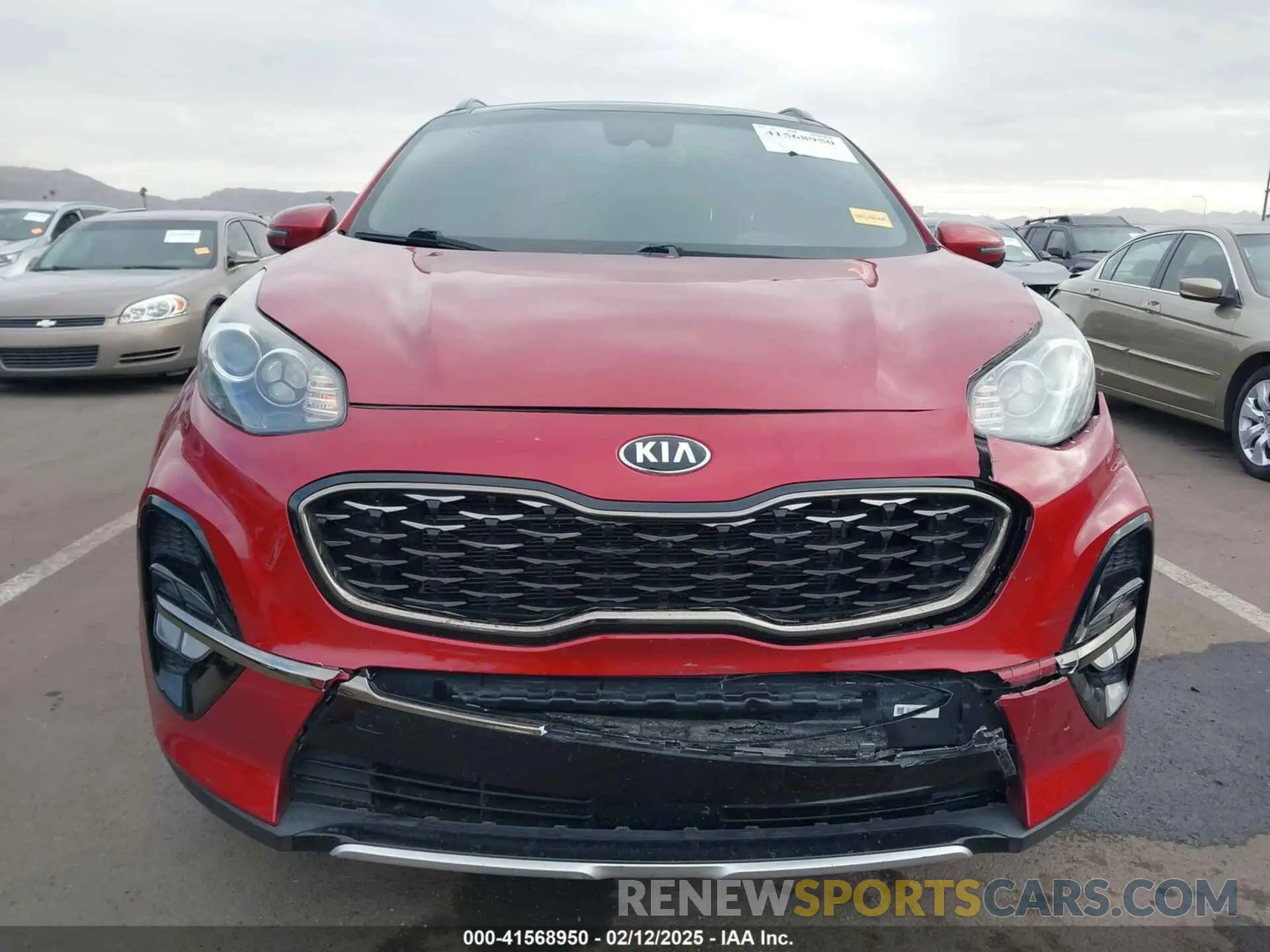 6 fotografías del automóvil dañado KNDP63AC8L7806834 KIA SPORTAGE 2020