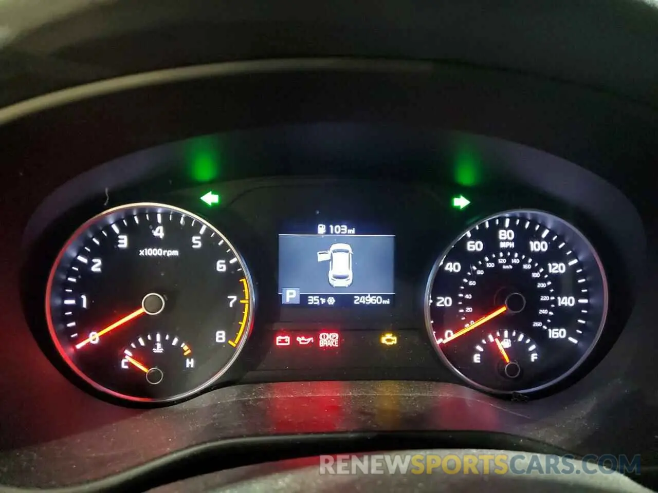 9 fotografías del automóvil dañado KNDP63AC9L7647287 KIA SPORTAGE 2020