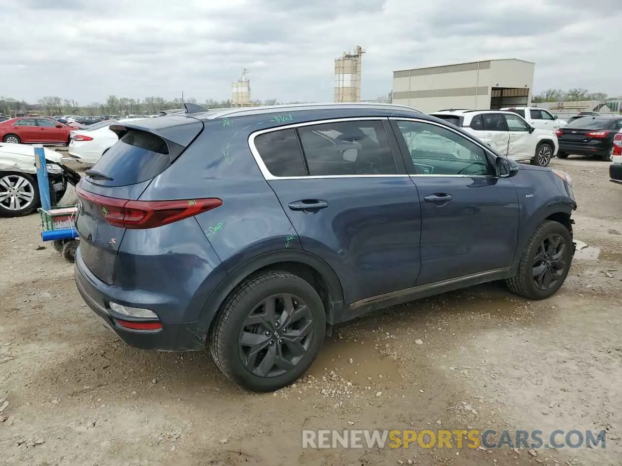 3 fotografías del automóvil dañado KNDP6CAC0L7794355 KIA SPORTAGE 2020