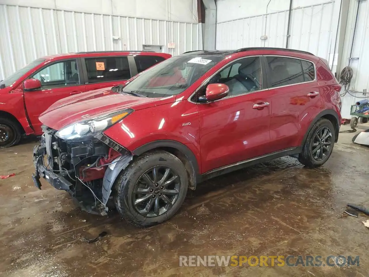 1 fotografías del automóvil dañado KNDP6CAC1L7697410 KIA SPORTAGE 2020