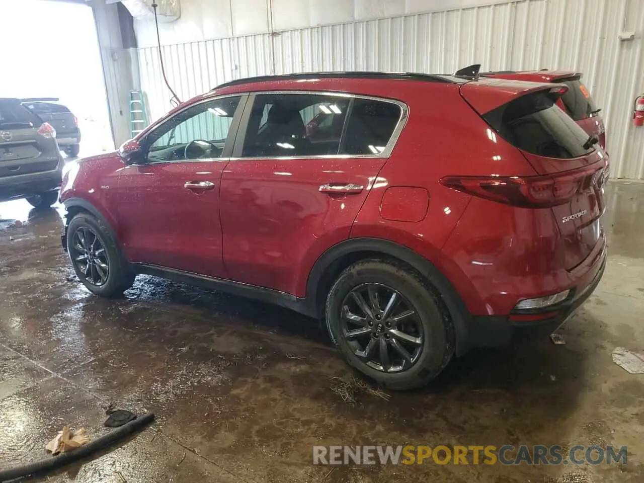 2 fotografías del automóvil dañado KNDP6CAC1L7697410 KIA SPORTAGE 2020