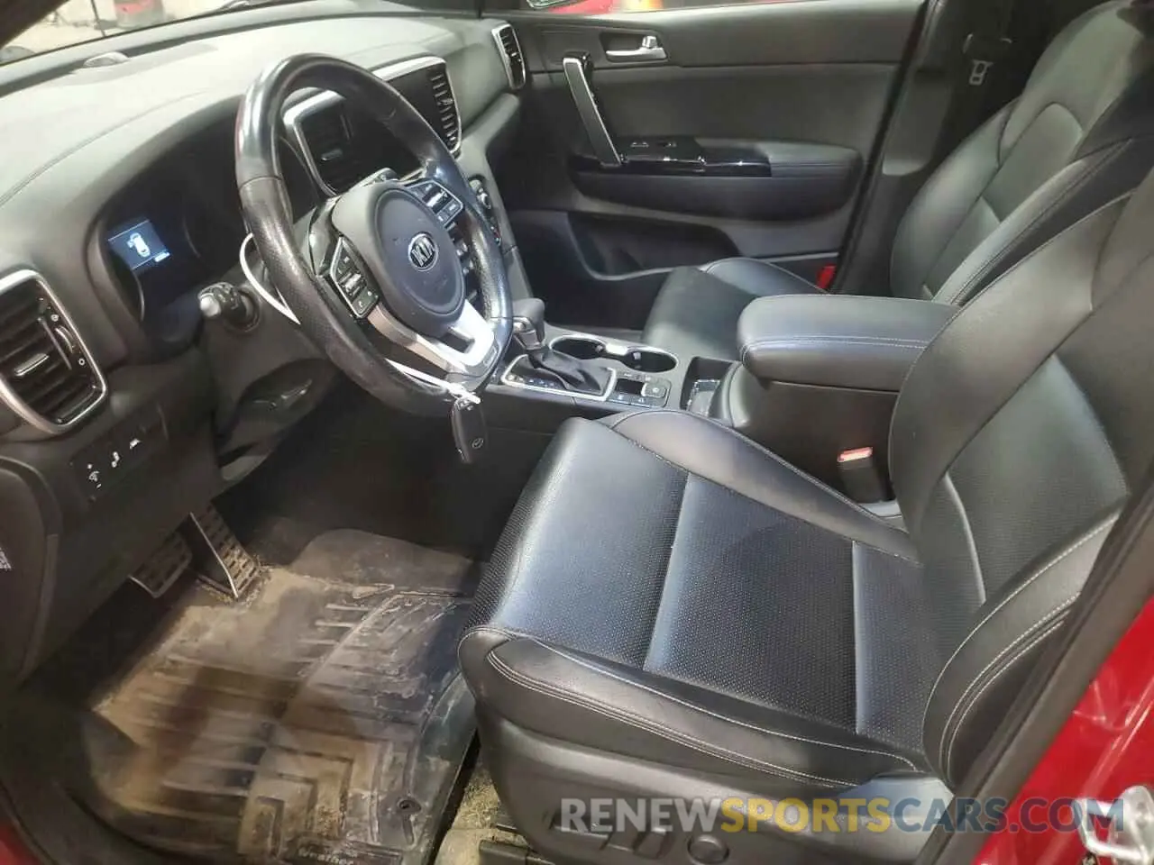7 fotografías del automóvil dañado KNDP6CAC1L7697410 KIA SPORTAGE 2020