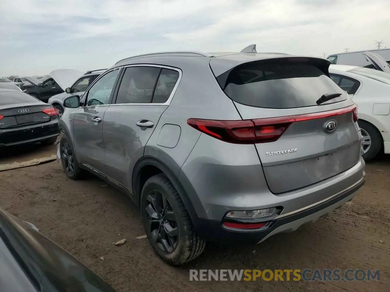 2 fotografías del automóvil dañado KNDP6CAC2L7657708 KIA SPORTAGE 2020