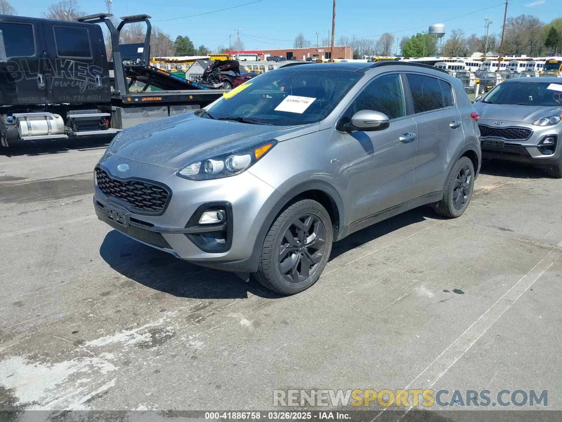 2 fotografías del automóvil dañado KNDP6CAC2L7663346 KIA SPORTAGE 2020
