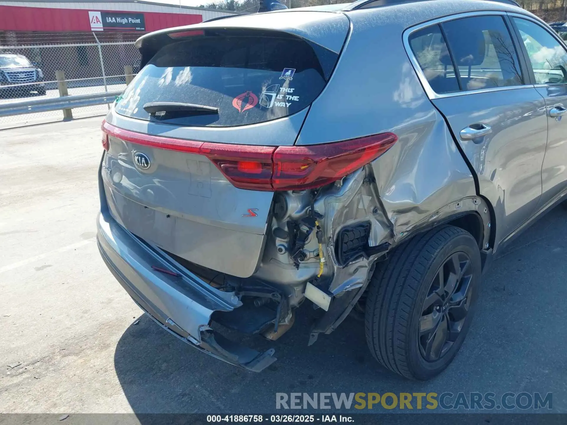 6 fotografías del automóvil dañado KNDP6CAC2L7663346 KIA SPORTAGE 2020