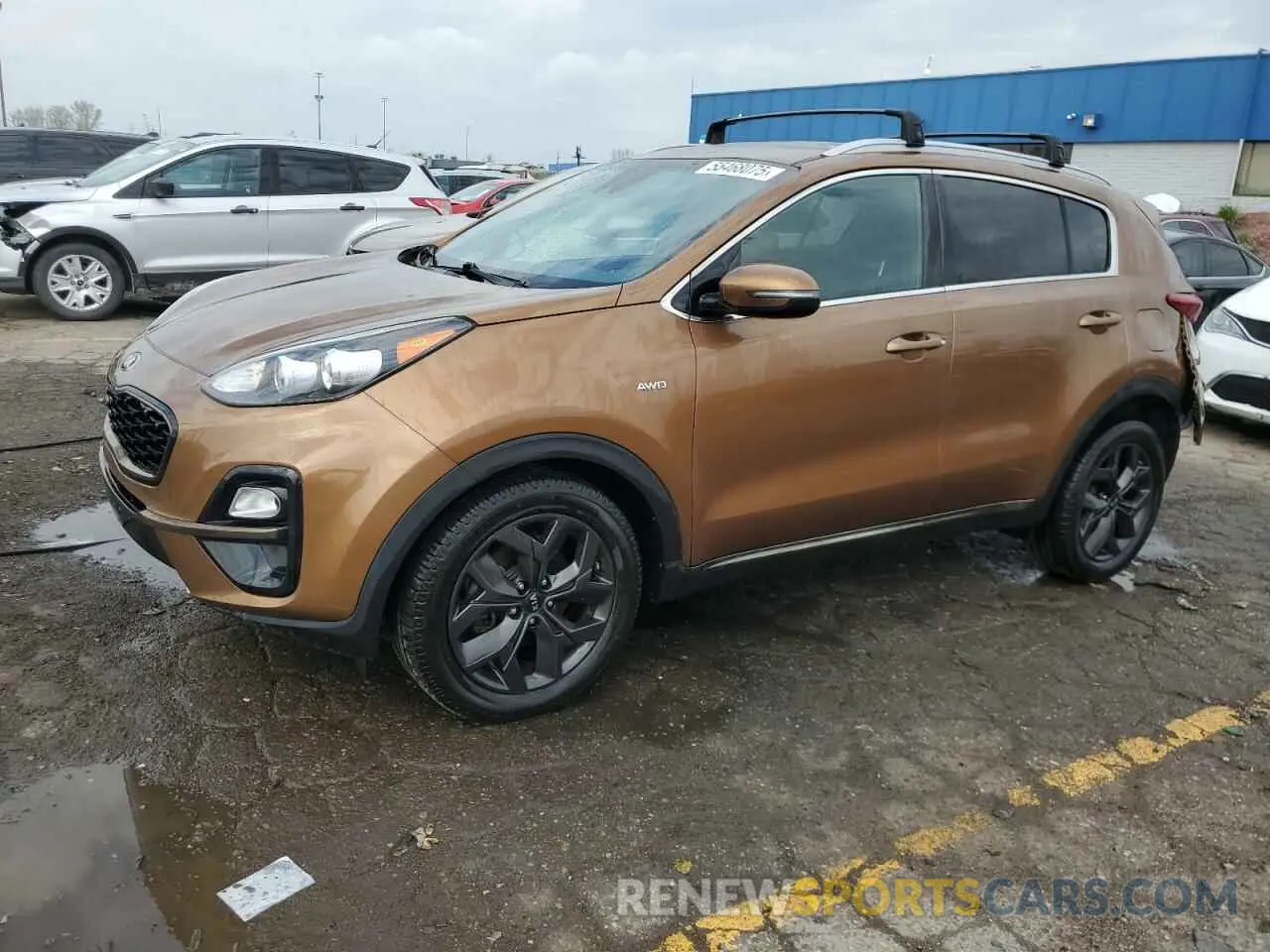 1 fotografías del automóvil dañado KNDP6CAC2L7733203 KIA SPORTAGE 2020