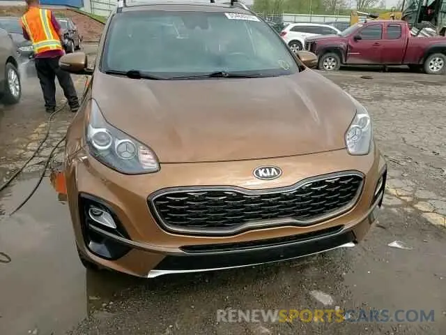 15 fotografías del automóvil dañado KNDP6CAC2L7733203 KIA SPORTAGE 2020
