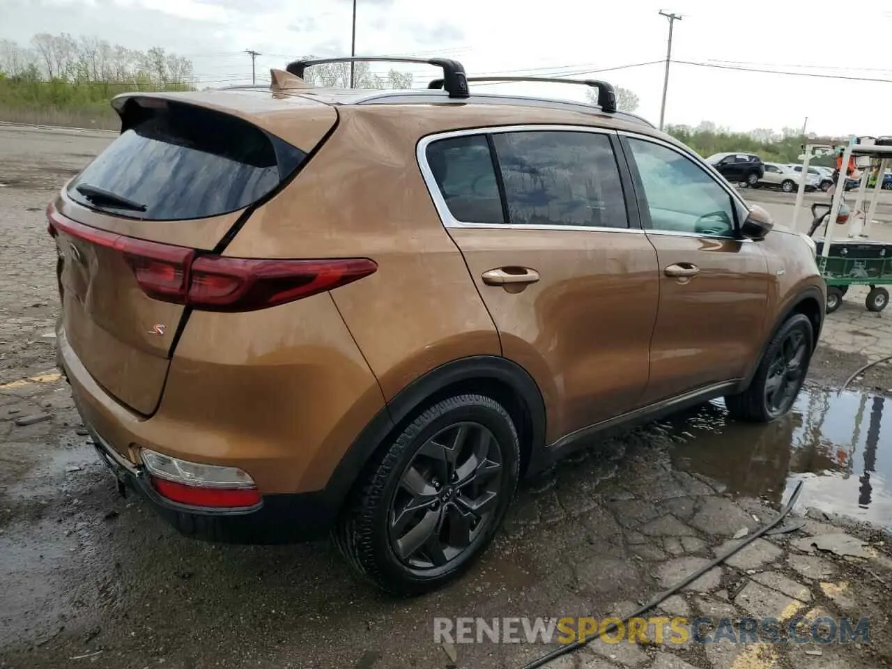 3 fotografías del automóvil dañado KNDP6CAC2L7733203 KIA SPORTAGE 2020