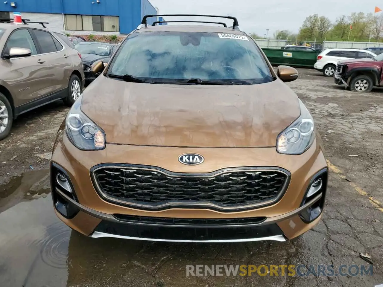 5 fotografías del automóvil dañado KNDP6CAC2L7733203 KIA SPORTAGE 2020