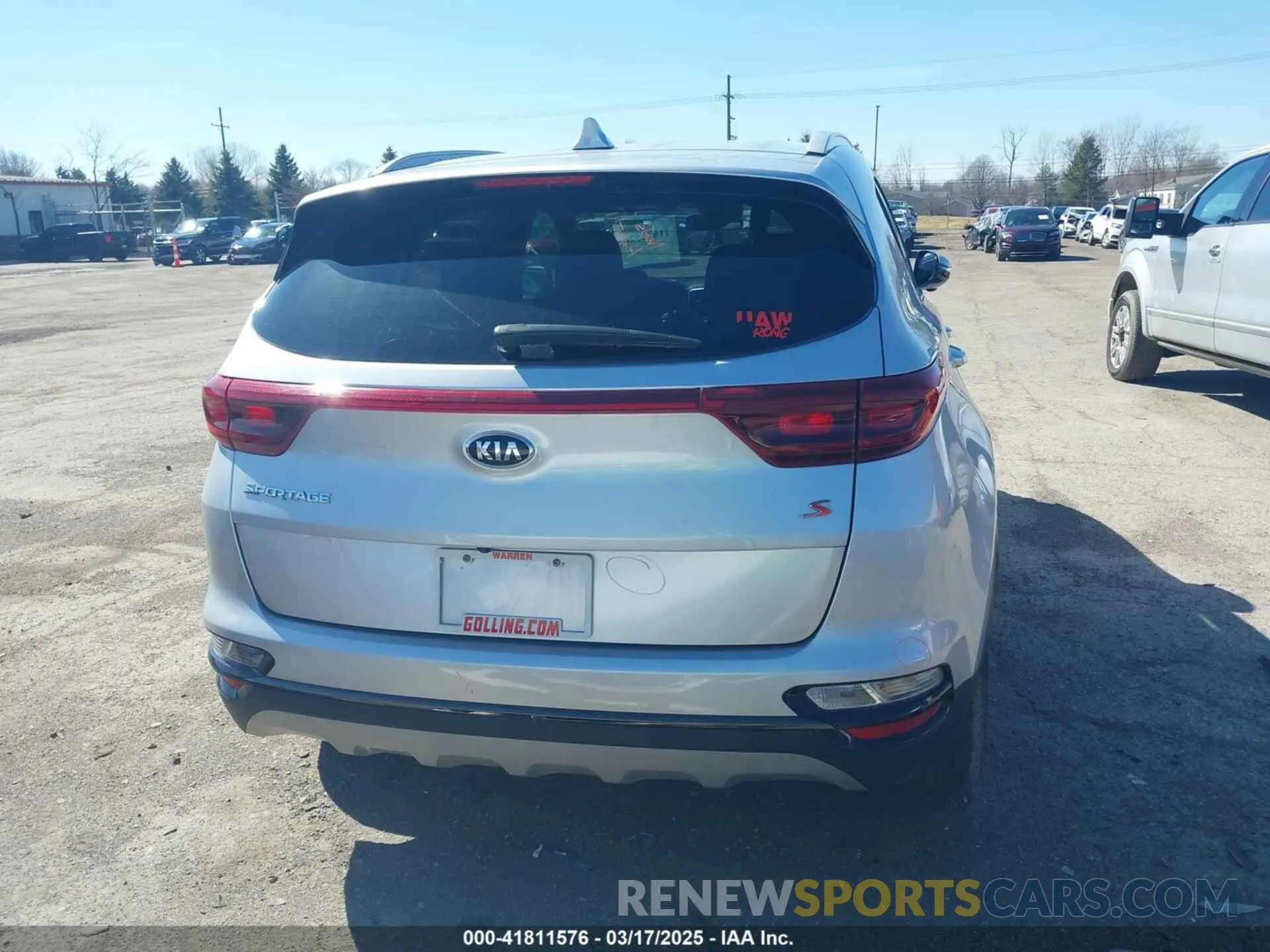 16 fotografías del automóvil dañado KNDP6CAC3L7656714 KIA SPORTAGE 2020