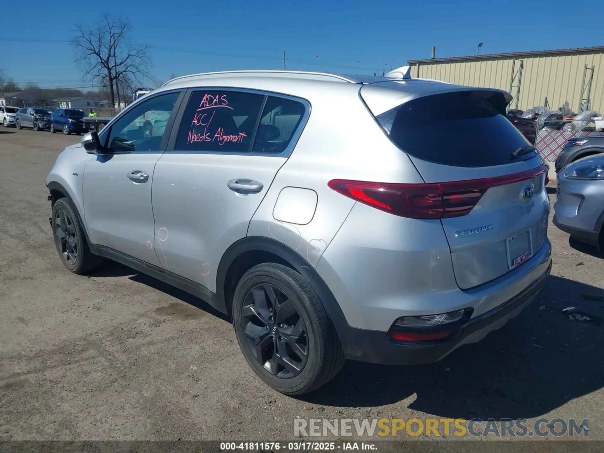 3 fotografías del automóvil dañado KNDP6CAC3L7656714 KIA SPORTAGE 2020
