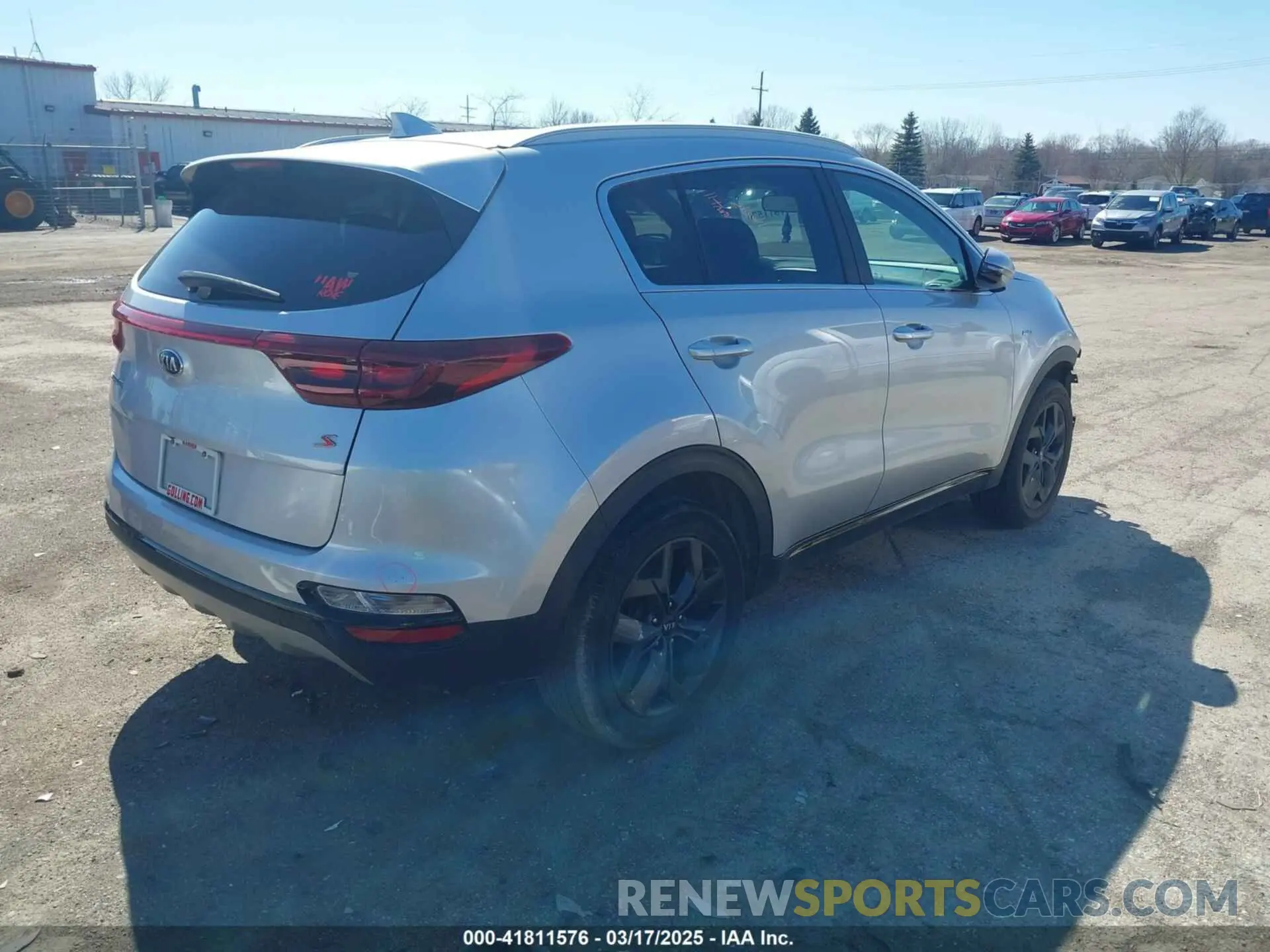4 fotografías del automóvil dañado KNDP6CAC3L7656714 KIA SPORTAGE 2020