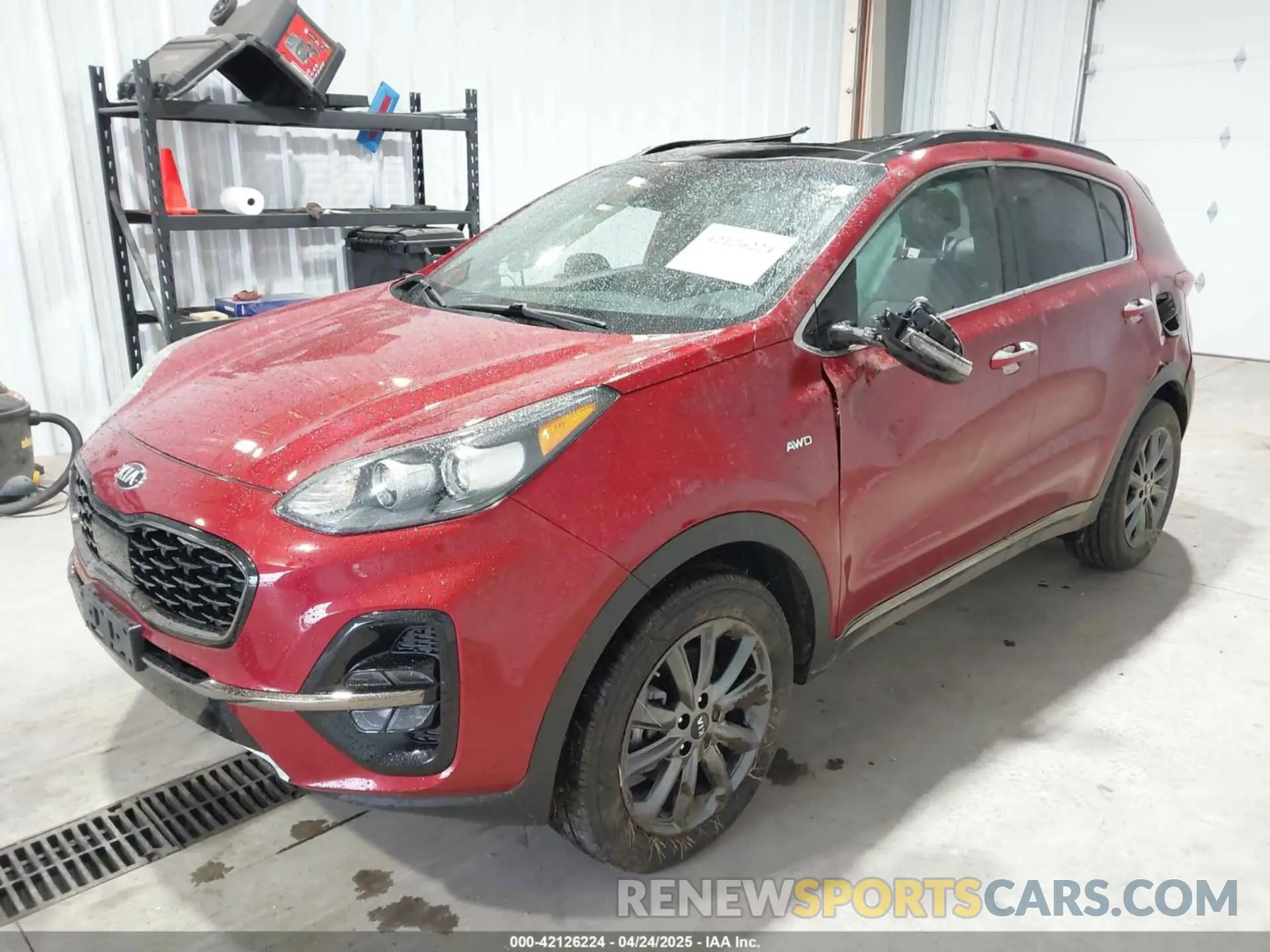 2 fotografías del automóvil dañado KNDP6CAC5L7726536 KIA SPORTAGE 2020
