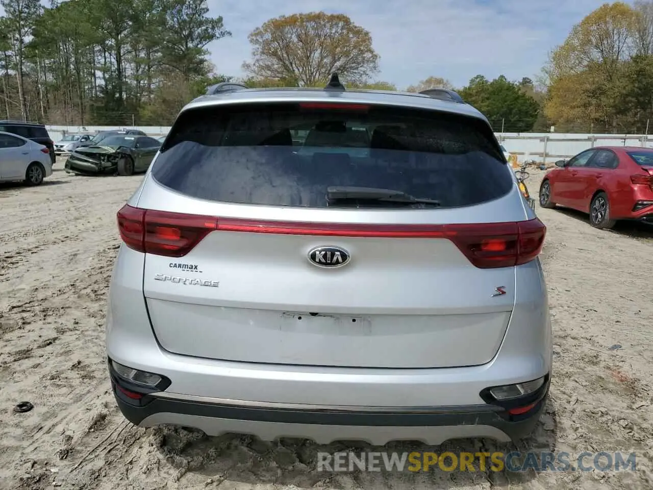 6 fotografías del automóvil dañado KNDP6CAC8L7746456 KIA SPORTAGE 2020