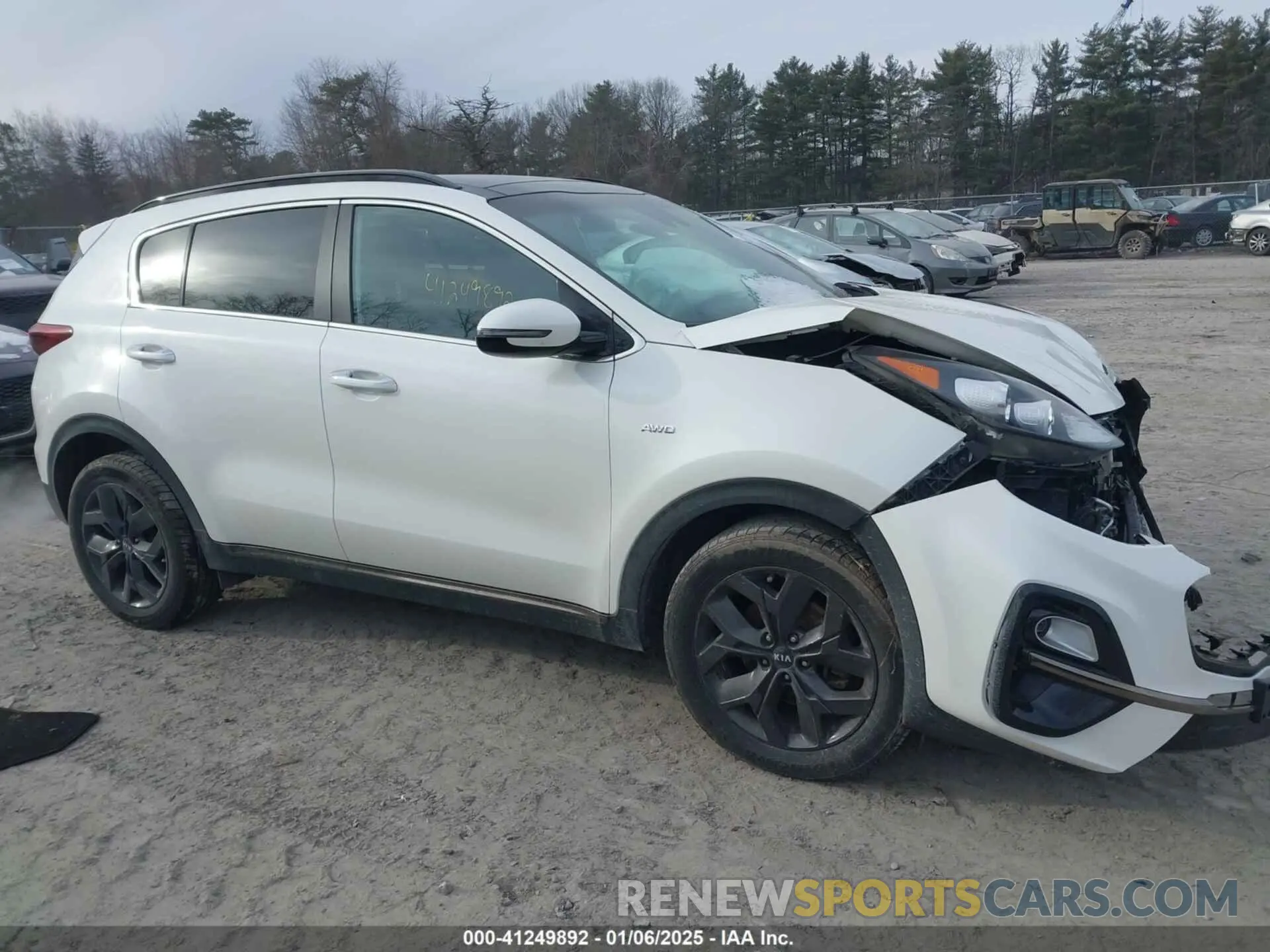 1 fotografías del automóvil dañado KNDP6CAC8L7757800 KIA SPORTAGE 2020