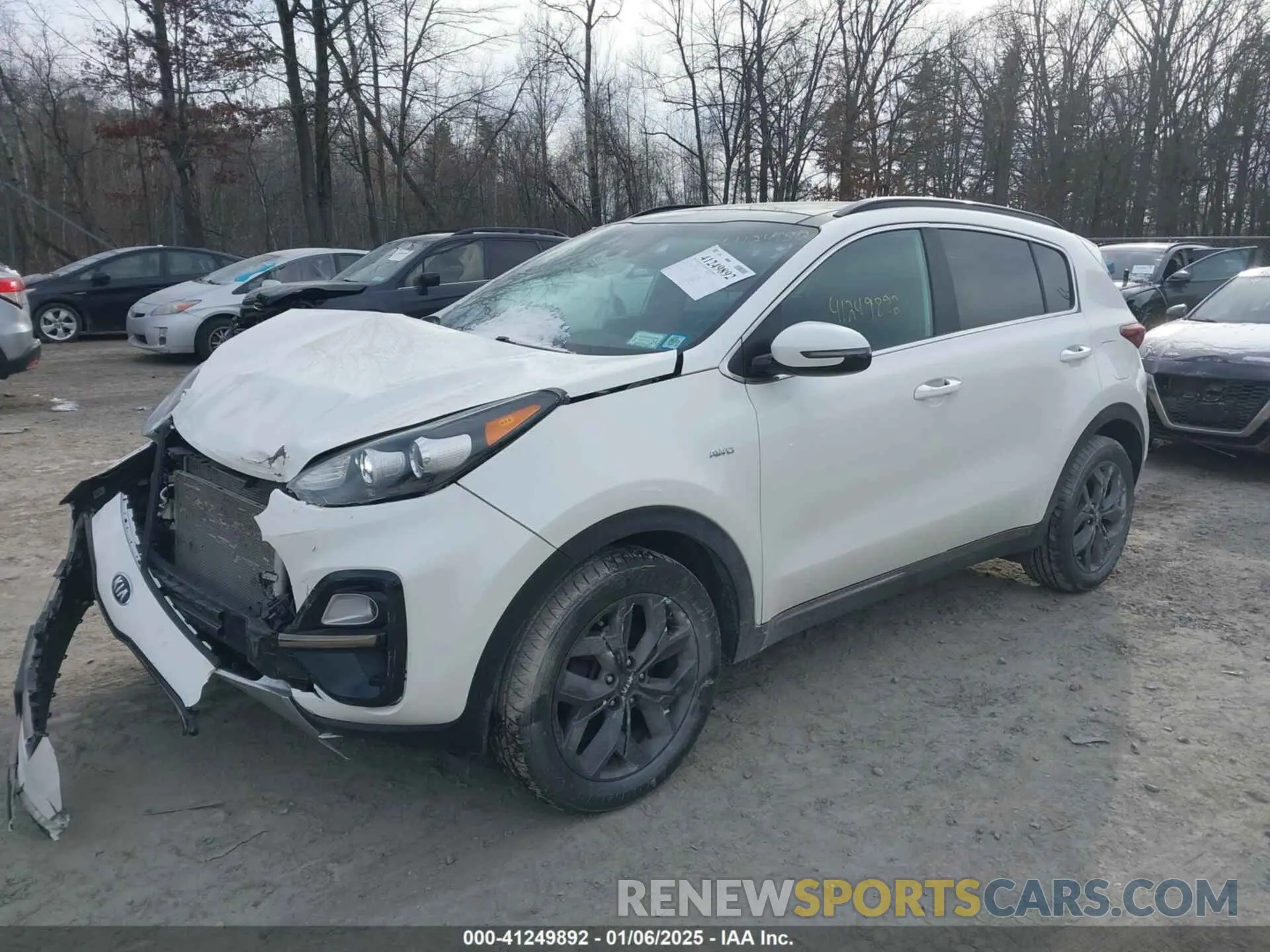 2 fotografías del automóvil dañado KNDP6CAC8L7757800 KIA SPORTAGE 2020