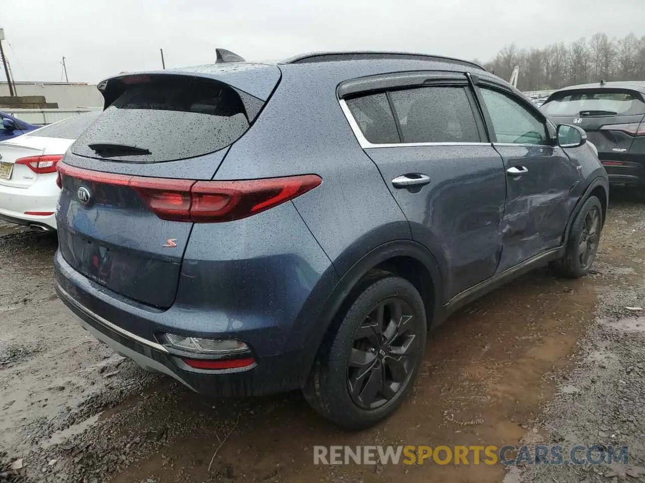 3 fotografías del automóvil dañado KNDP6CAC8L7797861 KIA SPORTAGE 2020