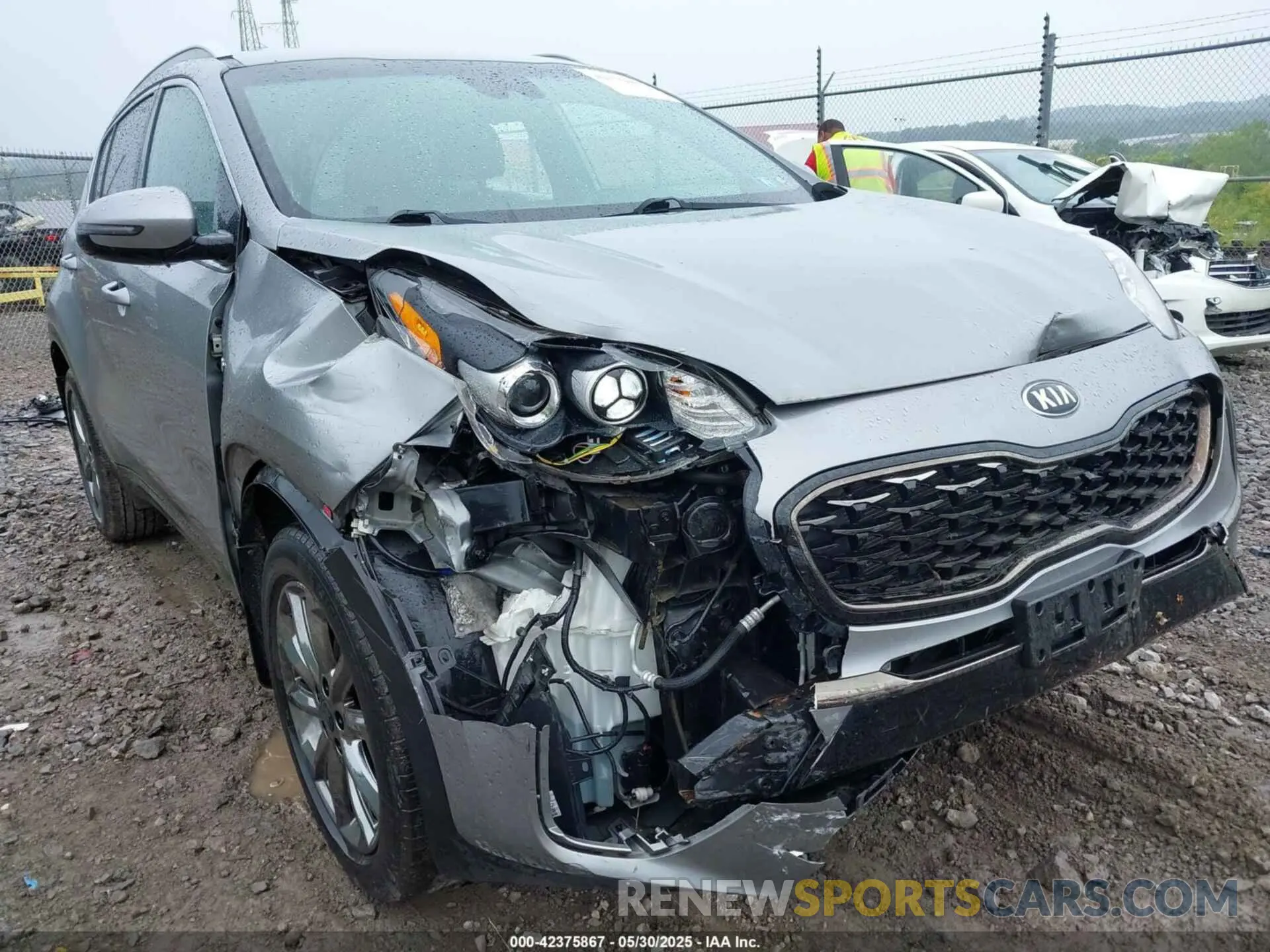 6 fotografías del automóvil dañado KNDP6CAC9L7647919 KIA SPORTAGE 2020