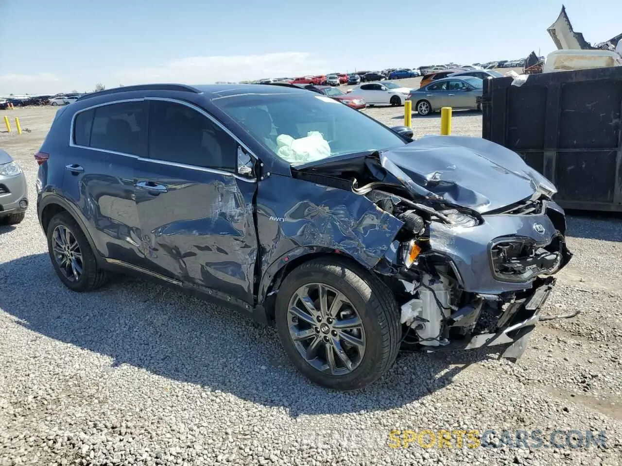 4 fotografías del automóvil dañado KNDP6CAC9L7714759 KIA SPORTAGE 2020