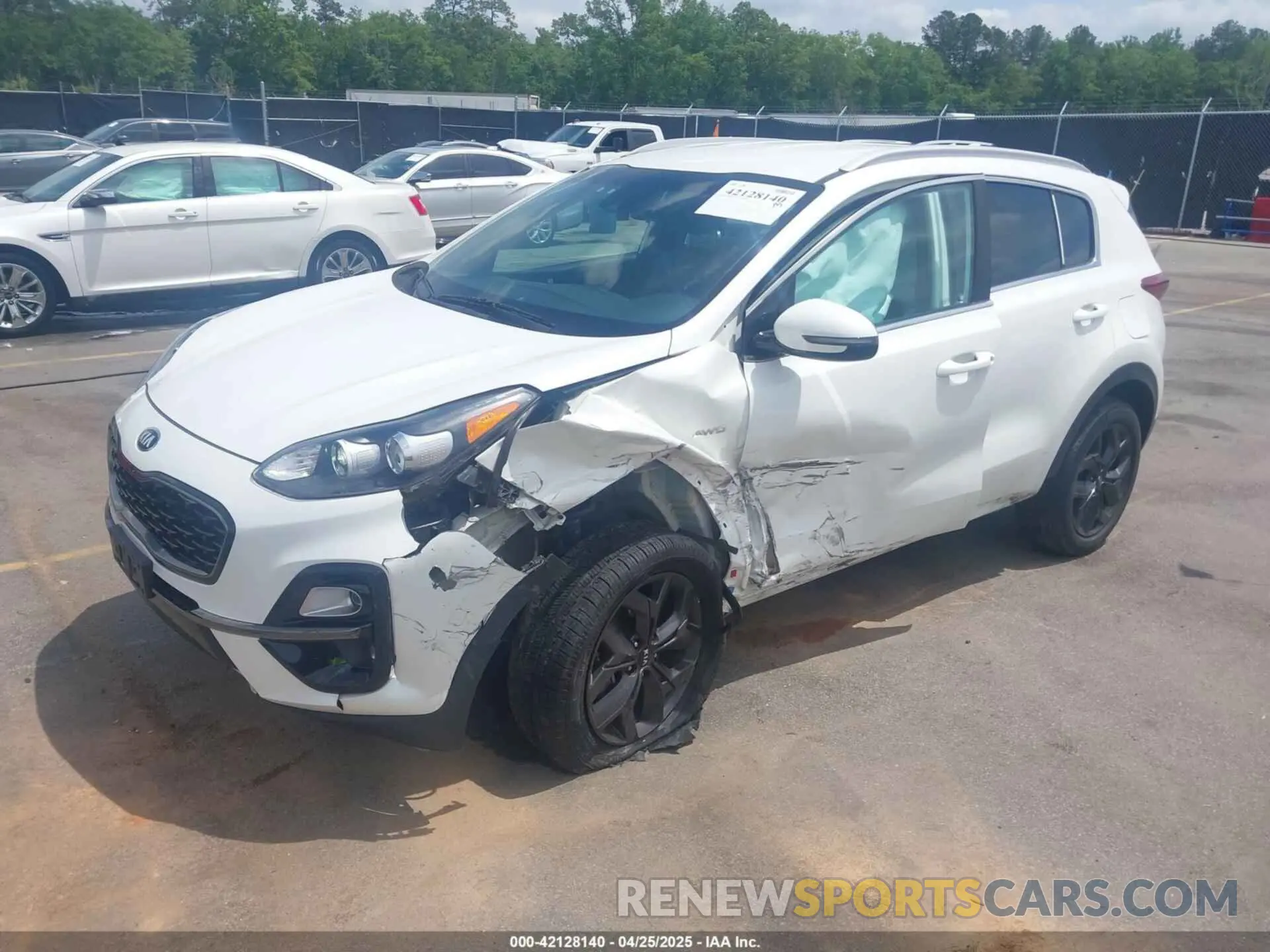 2 fotografías del automóvil dañado KNDP6CAC9L7725051 KIA SPORTAGE 2020