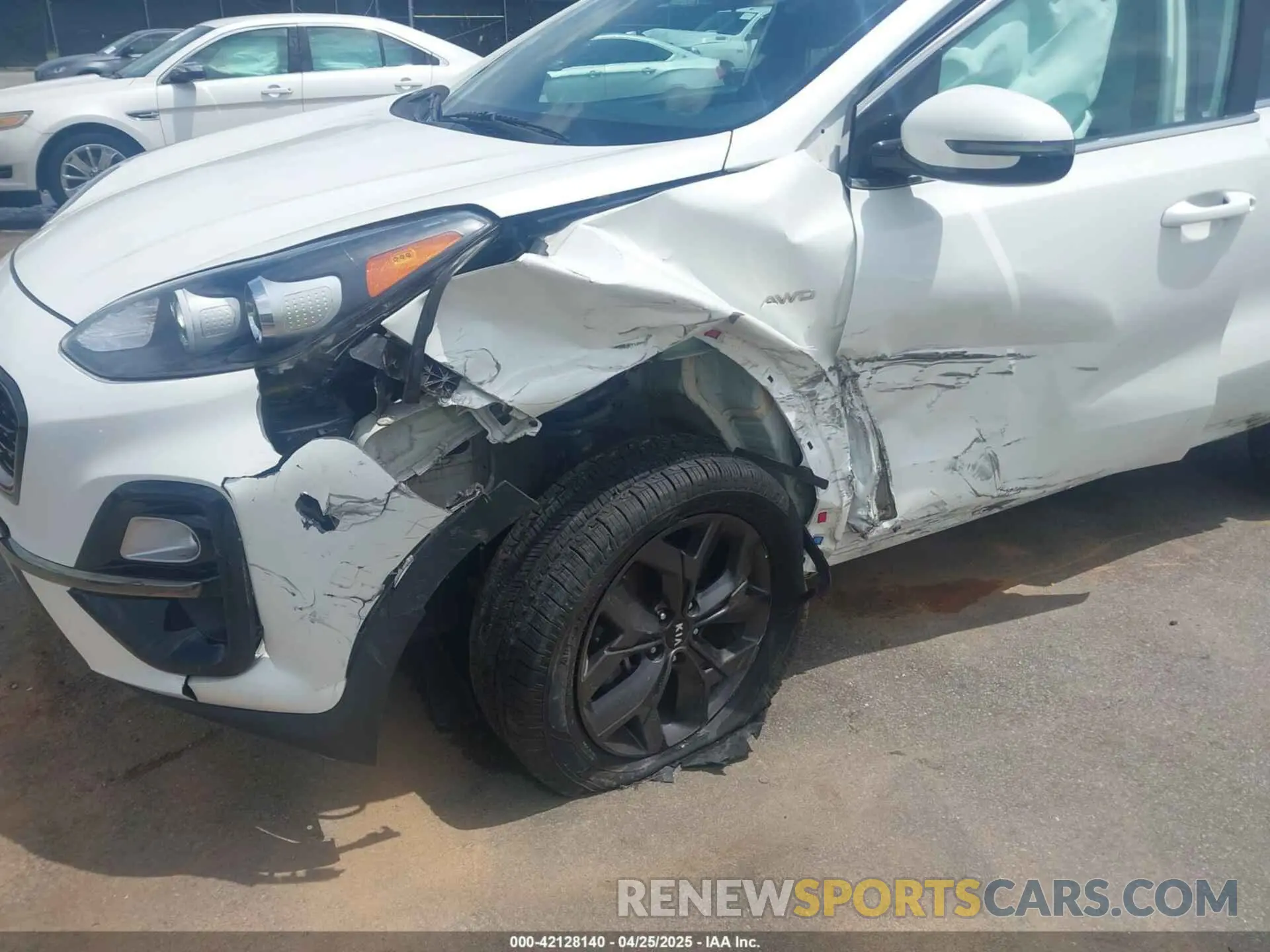 6 fotografías del automóvil dañado KNDP6CAC9L7725051 KIA SPORTAGE 2020