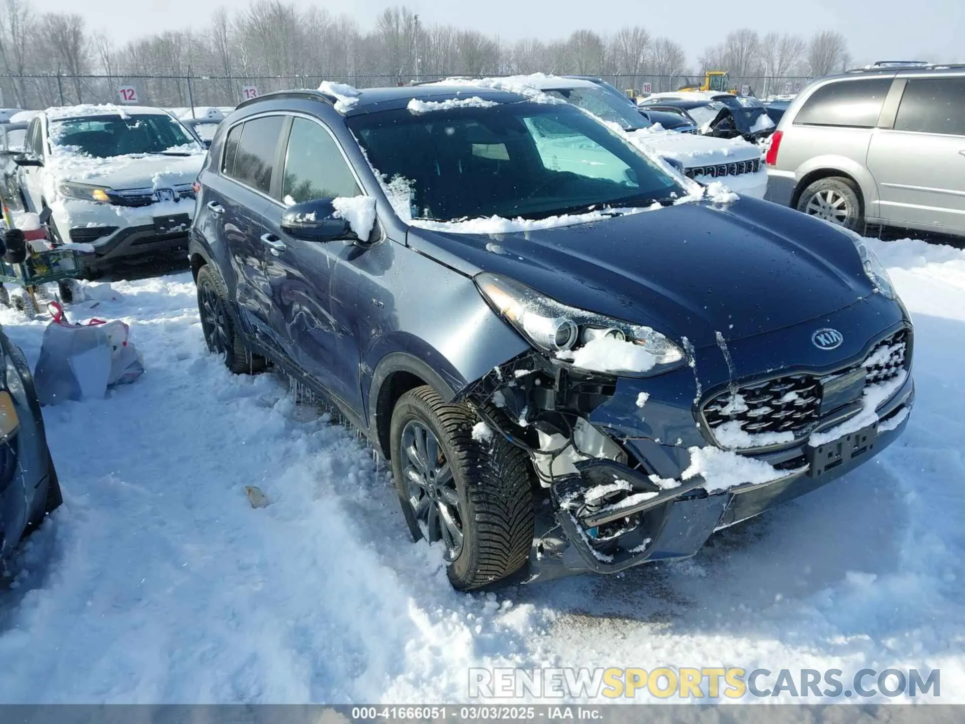 1 fotografías del automóvil dañado KNDP6CAC9L7746756 KIA SPORTAGE 2020