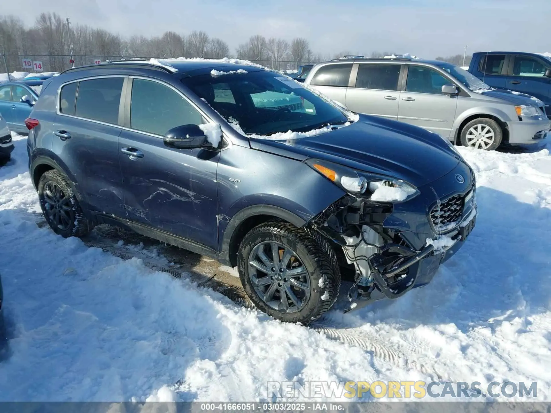 6 fotografías del automóvil dañado KNDP6CAC9L7746756 KIA SPORTAGE 2020