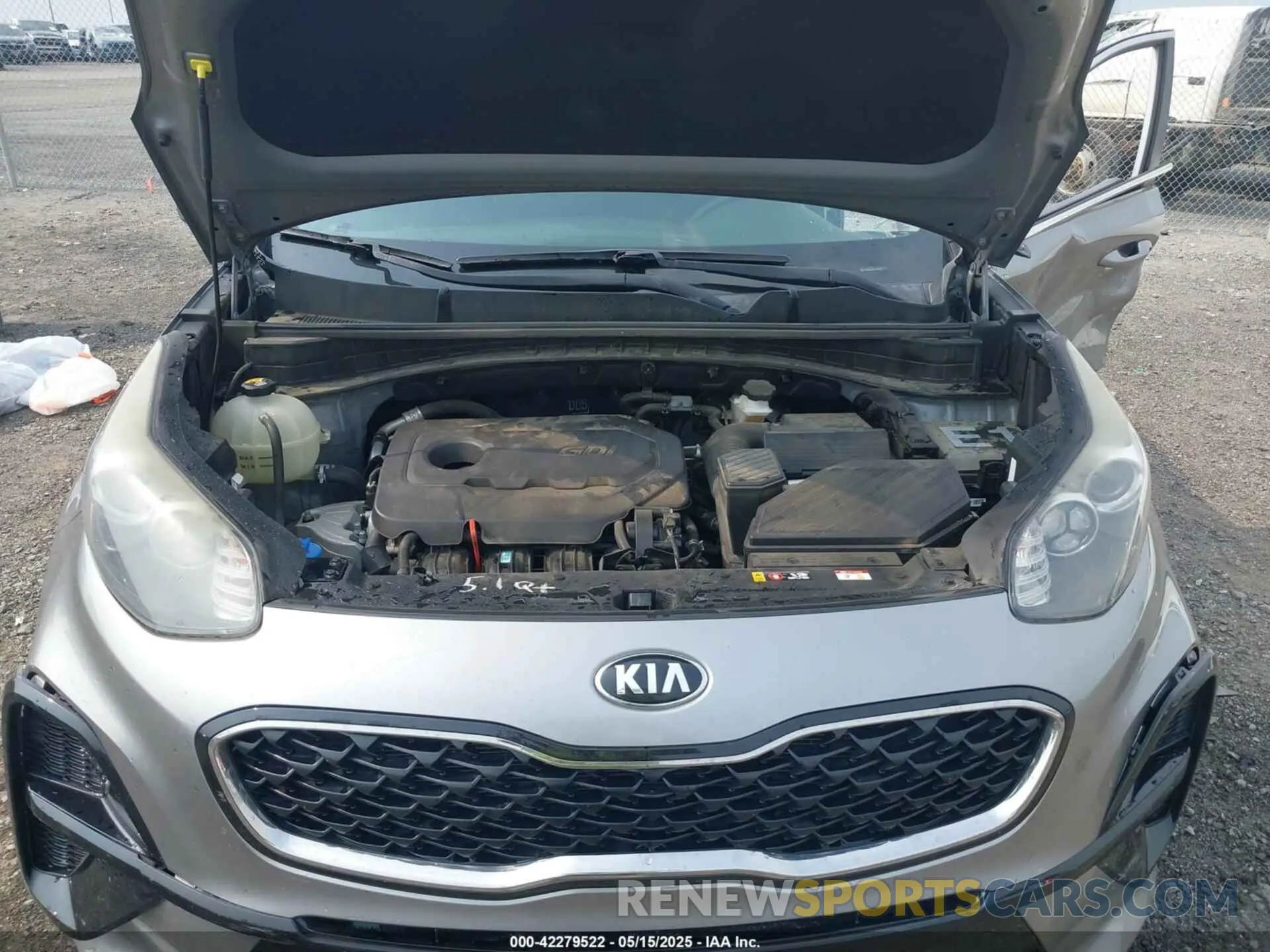 10 fotografías del automóvil dañado KNDPM3AC1L7675803 KIA SPORTAGE 2020