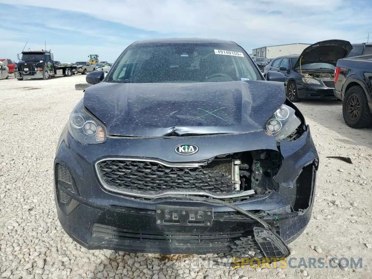 5 fotografías del automóvil dañado KNDPM3AC1L7710453 KIA SPORTAGE 2020