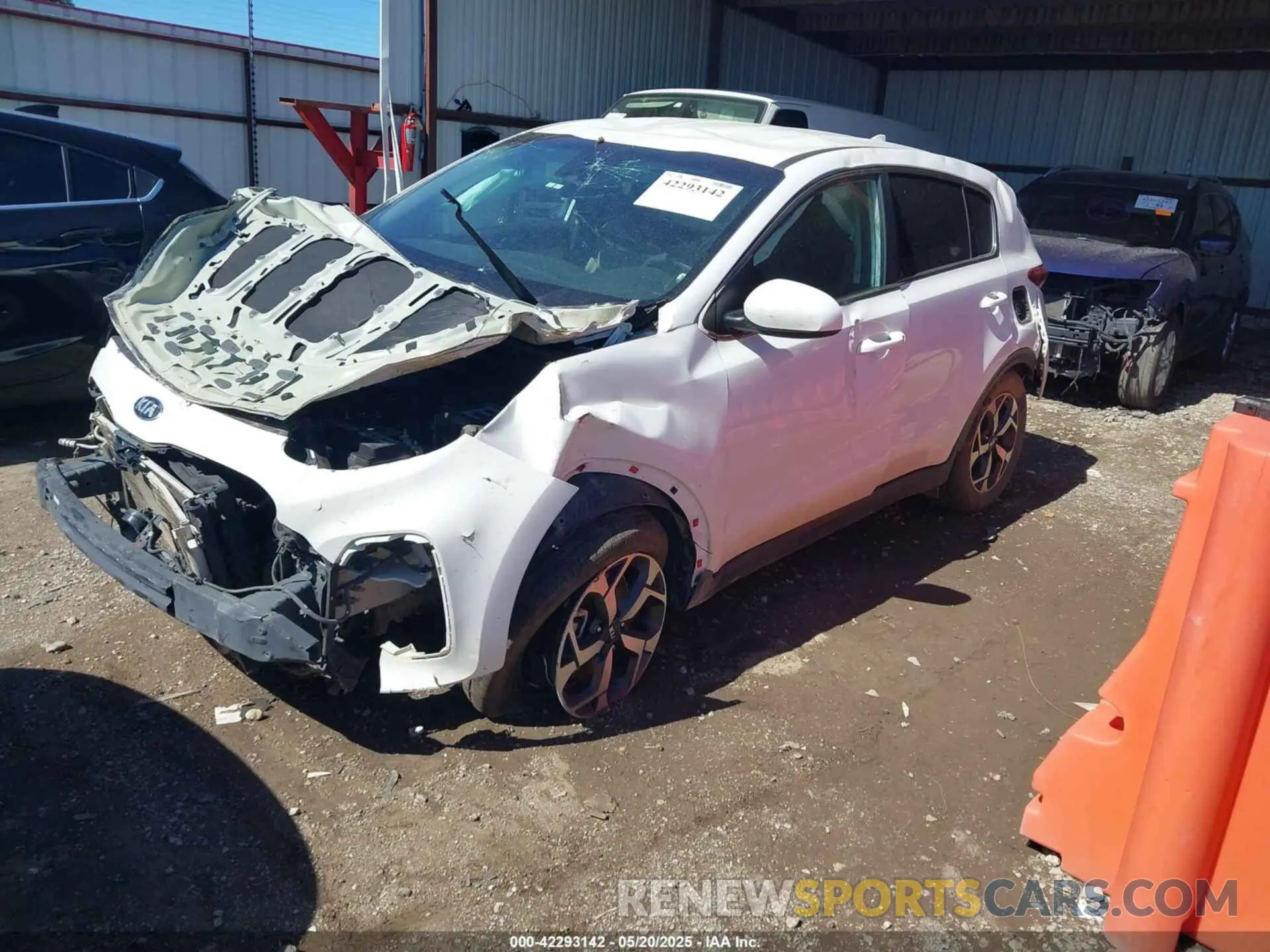 2 fotografías del automóvil dañado KNDPM3AC1L7725373 KIA SPORTAGE 2020