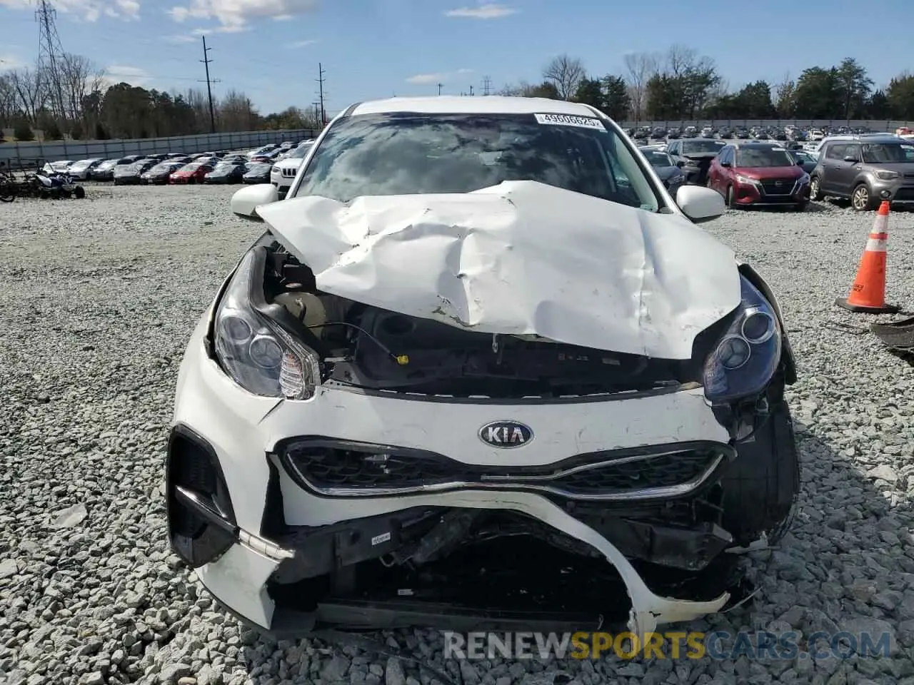 5 fotografías del automóvil dañado KNDPM3AC1L7780907 KIA SPORTAGE 2020