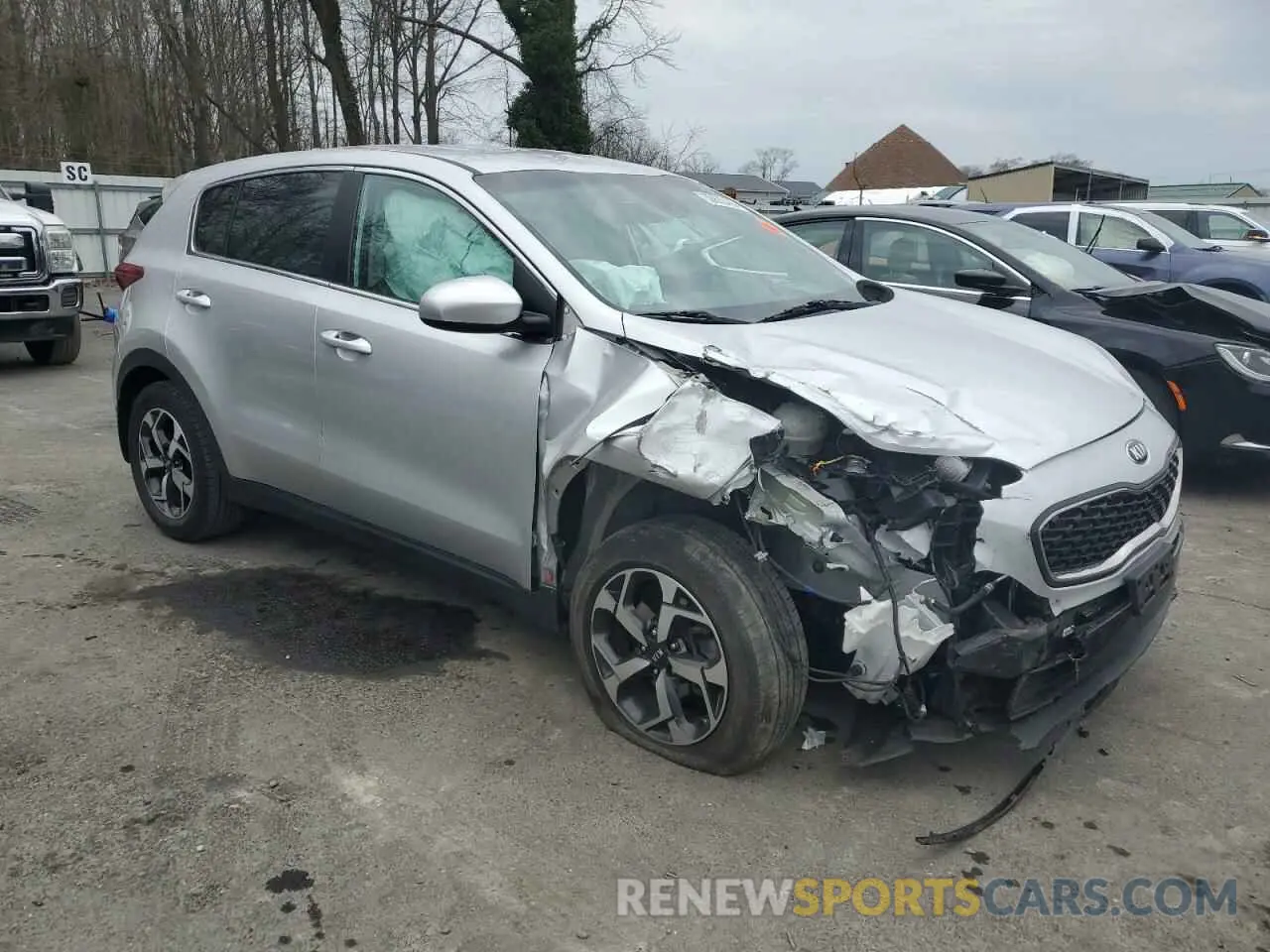 4 fotografías del automóvil dañado KNDPM3AC1L7785136 KIA SPORTAGE 2020