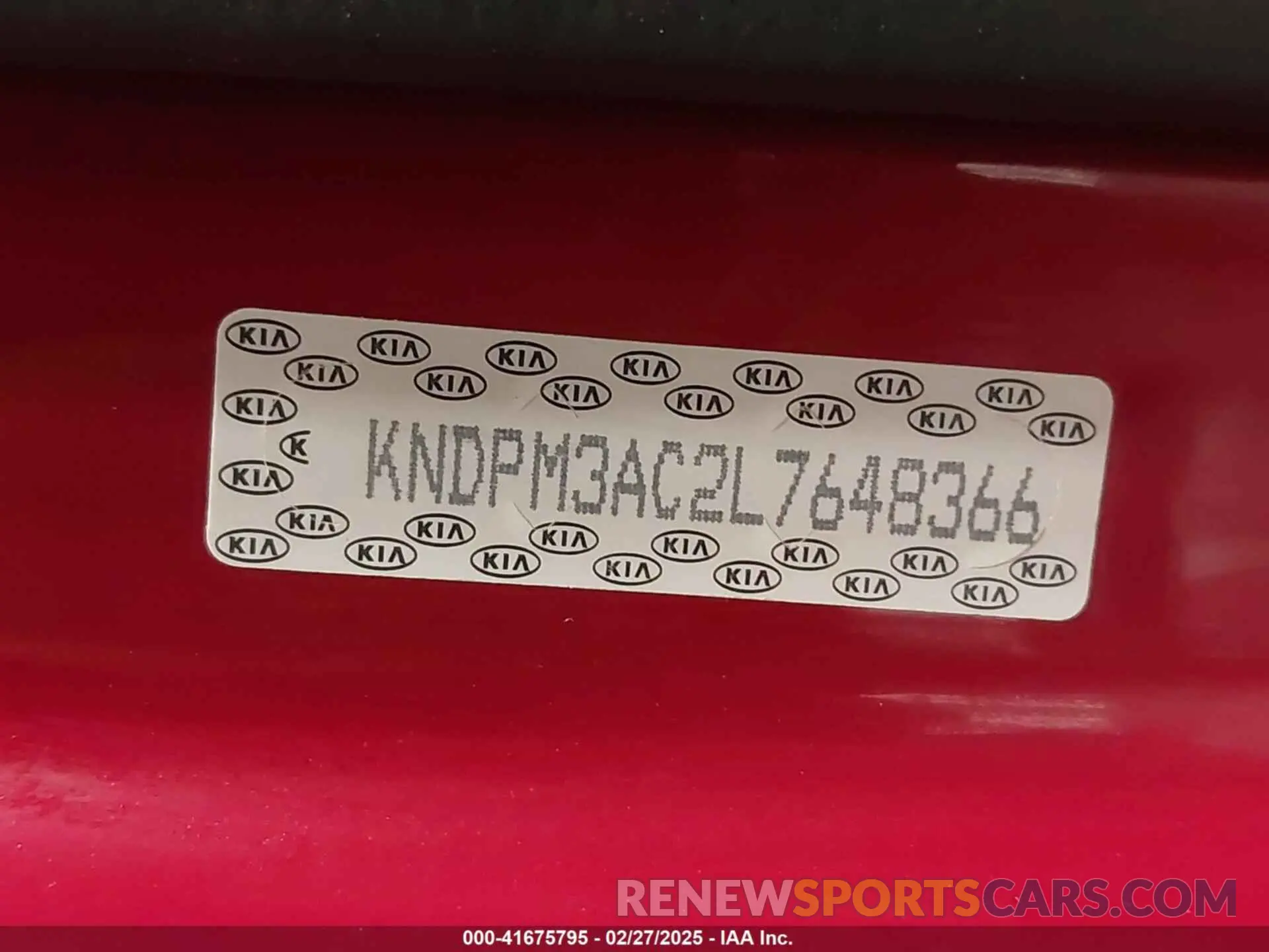 9 fotografías del automóvil dañado KNDPM3AC2L7648366 KIA SPORTAGE 2020